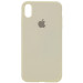 Чохол Silicone Case Full Protective (AA) на Apple iPhone X (5.8") / XS (5.8") (Бежевий / Antigue White)