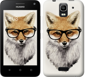 

Чехол Лис в очках для Huawei Ascend Y3C 634581