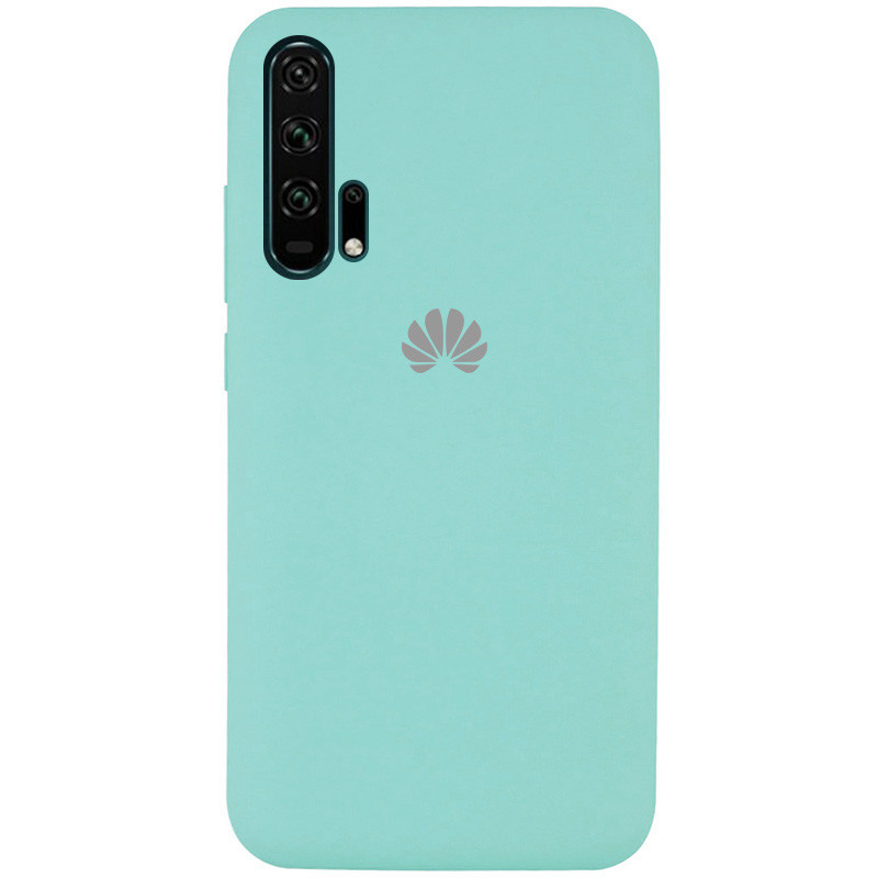 Чохол Silicone Cover Full Protective (AA) на Huawei Honor 20 Pro (Бірюзовий / Ice Blue)