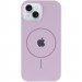 Фото Чехол Silicone Case Full Protective (AA) with Magnetic Safe для Apple iPhone 14 Plus (6.7") (Сиреневый / Lilac) на vchehle.ua