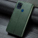 Шкіряний чохол-книжка GETMAN Gallant (PU) для Samsung Galaxy A21s (Зелений) в магазині vchehle.ua