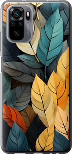 

Чохол Кольорове листя для Xiaomi Redmi Note 10 1629399