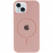Фото Чохол Silicone Case Full Protective (AA) with Magnetic Safe на Apple iPhone 15 Plus (6.7") (Рожевий / Pink Sand) на vchehle.ua