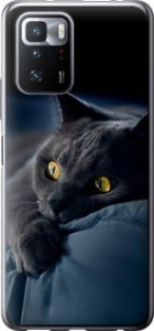 Чехол Дымчатый кот для Xiaomi Redmi Note 10 Pro 5G