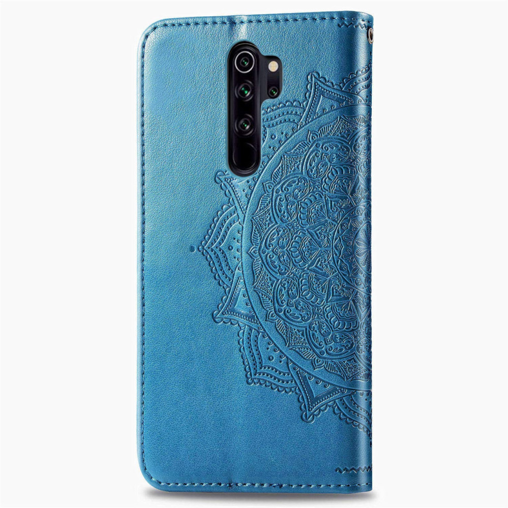 Заказать Кожаный чехол-книжка Art Case с визитницей для Xiaomi Redmi Note 8 Pro (Синий) на vchehle.ua