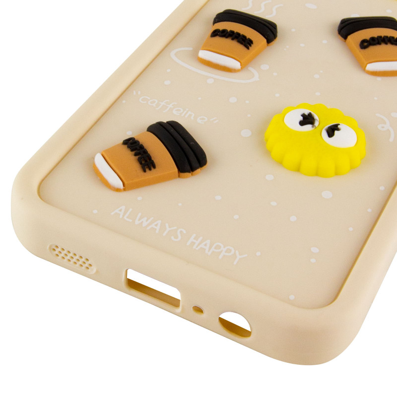 Купить Чехол TPU Toys Case with Ears для Samsung Galaxy A06 (Sand) на vchehle.ua