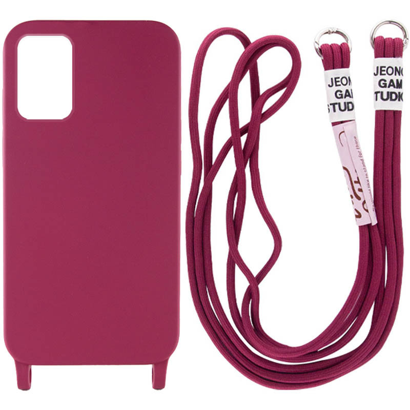 

Чохол Cord case з довгим кольоровим ремінцем на Samsung Galaxy A32 4G (Червоний / Rose Red) 1423568