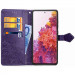 Фото Кожаный чехол-книжка Art Case с визитницей для Samsung Galaxy S20 FE (Фиолетовый) в магазине vchehle.ua
