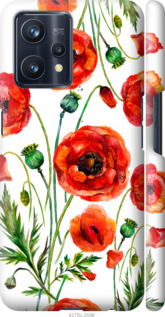 

Чехол Нарисованные маки для Realme 9 Pro+ 1633894