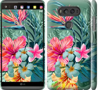 

Чохол Тропічні квіти v1 на LG V20 845010