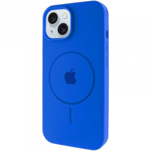 Чохол Silicone Case Full Protective (AA) with Magnetic Safe на Apple iPhone 15 Plus (6.7")