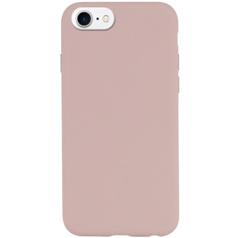 Чохол Silicone Case Full Protective (AA) NO LOGO на Apple iPhone SE (2020) (Рожевий / Pink Sand)