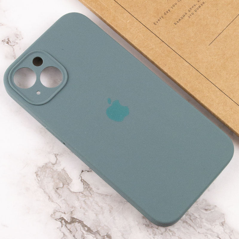 Чехол Silicone Case Full Camera Protective (AA) для Apple iPhone 13 (6.1") (Зеленый / Pine green) в магазине vchehle.ua