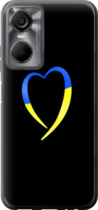 Чехол Жёлто-голубое сердце для Tecno POP 6 Pro BE8