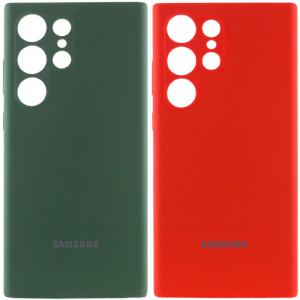 Чохол Silicone Cover Lakshmi Full Camera (AAA) with Logo на Samsung Galaxy S23 Ultra