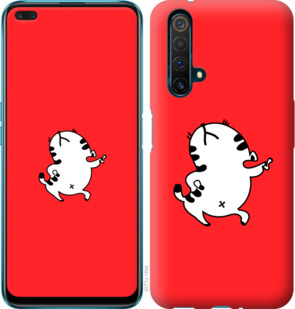 

Чохол Смугастий котик на Realme X50 922988
