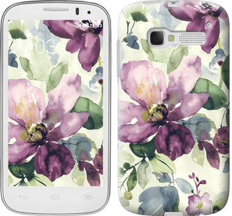 

Чехол Цветы акварелью для Alcatel One Touch Pop C5 5036D 297037
