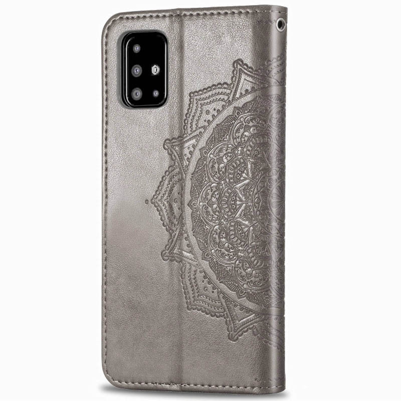 Купити Шкіряний чохол (книжка) Art Case з візитницею на Samsung Galaxy M51 (Сірий) на vchehle.ua