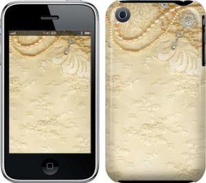 Чехол Кружевной орнамент для iPhone 3Gs