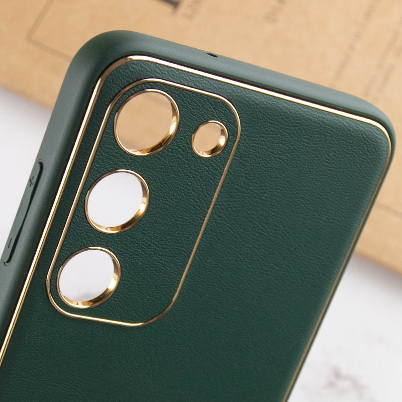 Купить Кожаный чехол Xshield для Samsung Galaxy S23 (Зеленый / Army Green) на vchehle.ua