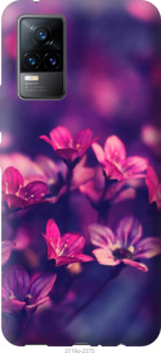 

Чехол Пурпурные цветы для Vivo V21E 1192247