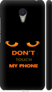 Чехол Don't touch the phone для Meizu M3 Note