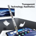 Фото Стілус Usams US-ZB264 Transparent Magnetic Charding Tilt-sensitive Active Touch for iPad (Transparent black) на vchehle.ua