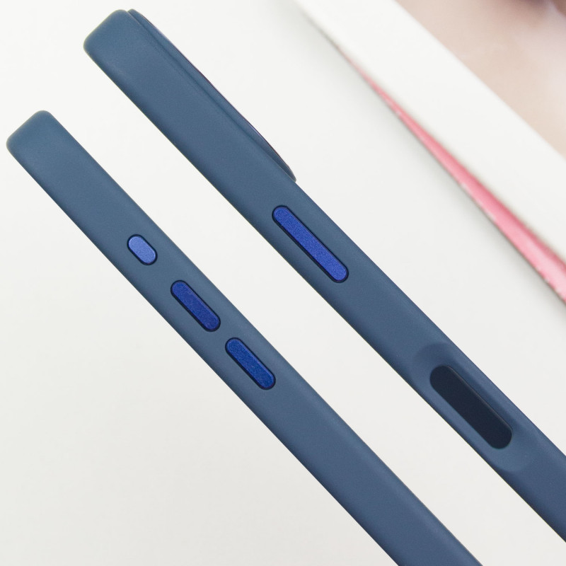 TPU чохол Bonbon Metal Style with Magnetic safe на Apple iPhone 16 (6.1") (Синій / Cosmos Blue) в магазині vchehle.ua