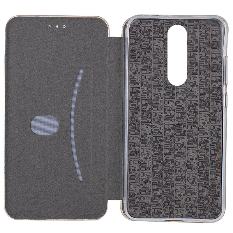 Шкіряний чохол-книжка Classy на Xiaomi Redmi 8 (Золотий) в магазині vchehle.ua