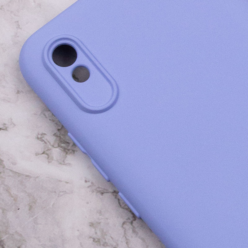 Чехол TPU GETMAN Liquid Silk Full Camera для Xiaomi Redmi 9A (Сиреневый / Dasheen) в магазине vchehle.ua