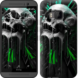 

Чохол Череп-годинник на HTC One M9 352714