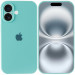 Фото Чехол Silicone Case Full Camera Protective (AA) для Apple iPhone 16 (6.1") (Бирюзовый / Marine Green) в магазине vchehle.ua