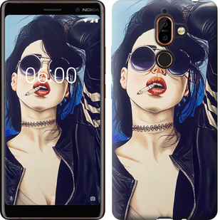 

Чохол Дівчина на стилі на Nokia 7 Plus 644004