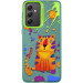 TPU+PC чохол TakiTaki Graffiti magic glow на Samsung Galaxy A14 4G/5G (Shocked tiger / Green)