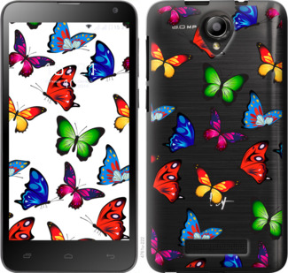 

Чехол Красочные мотыльки для Fly IQ4514 881659