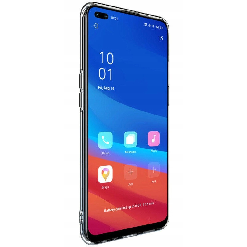 Фото TPU чохол Epic Transparent 1,0mm на Oppo Reno 4 Lite (Прозорий (прозорий)) в маназині vchehle.ua