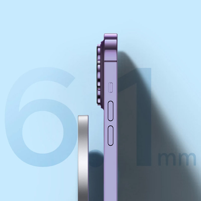 БЗП Baseus Simple Mini3 Magnetic Wireless Charger 15W (CCJJ0400) (Silver) в магазині vchehle.ua