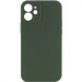 Чохол Silicone Case Full Camera Protective (AA) NO LOGO на Apple iPhone 12 (6.1") (Зелений / Cyprus Green)