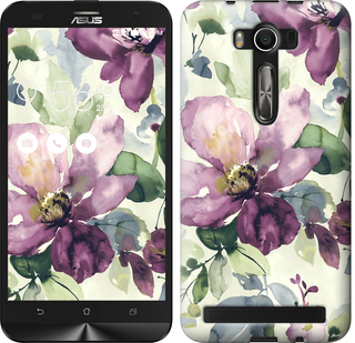 

Чехол Цветы акварелью для Asus ZenFone 2 Laser 2 ZE550KL 631998