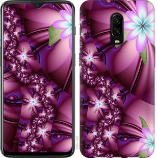 Чехол Цветочная мозаика для OnePlus 6T