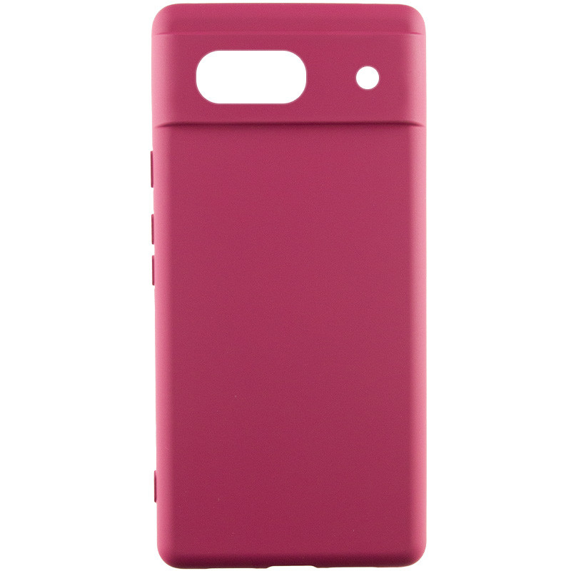 Чехол Silicone Cover Lakshmi (A) для Google Pixel 7a (Бордовый / Marsala)