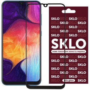 Захисне скло SKLO 3D на Samsung A20 / A30 / A30s / A50/A50s/M30 /M30s/M31/M21/M21s