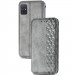 Фото Кожаный чехол-книжка GETMAN Cubic (PU) для Samsung Galaxy A51 (Серый) на vchehle.ua