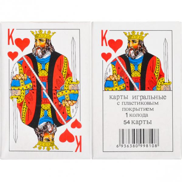 Карты игральные, 54 карты 80421 (Разноцветный)