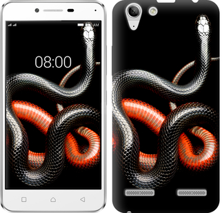 

Чехол Красно-черная змея на черном фоне для Lenovo K5 Plus 482095