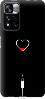 

Чехол Подзарядка сердца для Xiaomi Redmi Note 11 Pro (China) 1243572