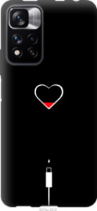 Чехол Подзарядка сердца для Xiaomi Redmi Note 11 Pro+