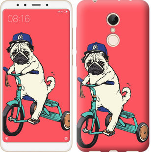 

Чехол Мопс на велосипеде для Xiaomi Redmi 5 642825