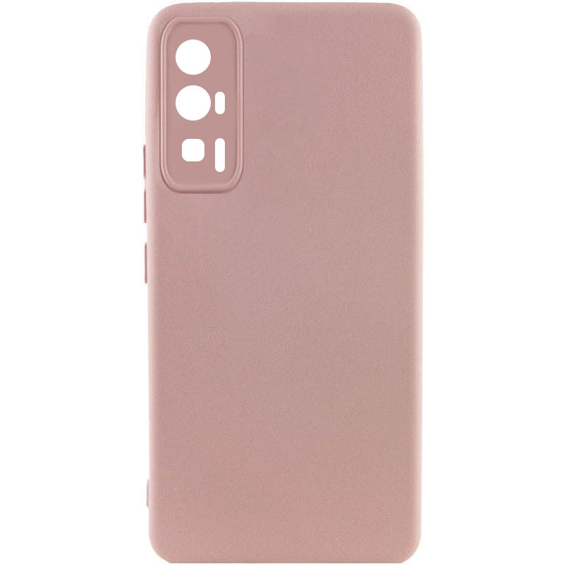 Чохол Silicone Cover Lakshmi Full Camera (A) на Xiaomi Poco F5 Pro (Рожевий / Pink Sand)