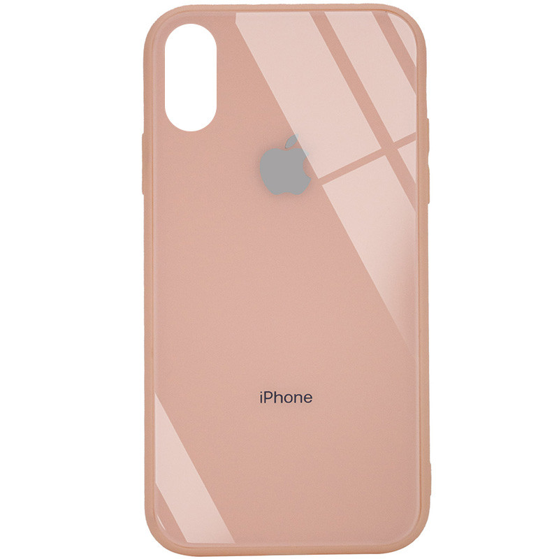 

TPU+Glass чохол Epik GLOSSY Logo Full camera (opp) на Apple iPhone XS Max (6.5") (Персиковий) 1096403